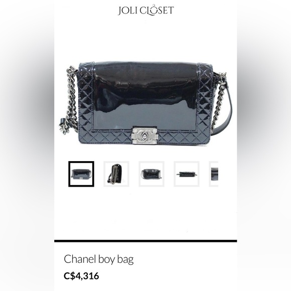 Chanel Reverso Boy bag - Picture 3 of 12